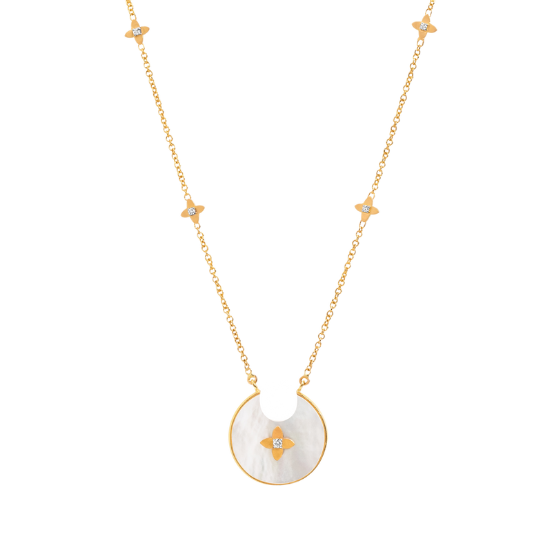 Huri Necklace Mother of Pearl